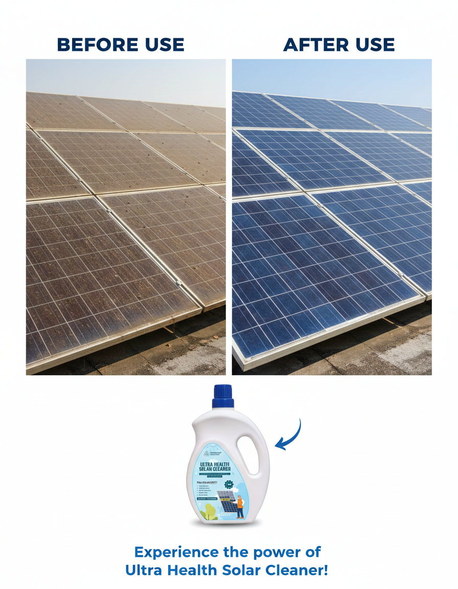 Solar cleaning chemical - ISO certified 1 litter