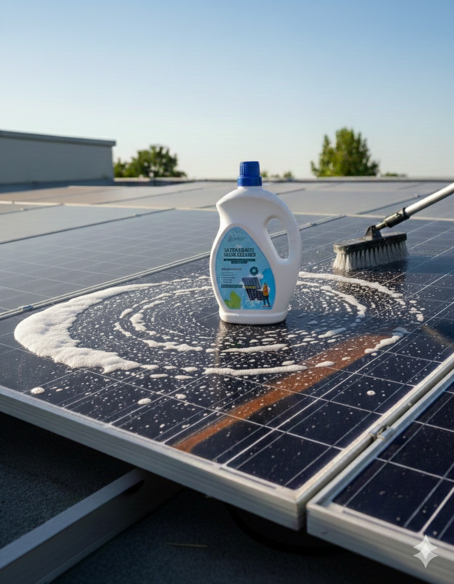 Solar cleaning chemical - ISO certified 1 litter