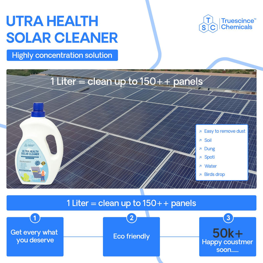 Solar cleaning chemical - ISO certified 1 litter