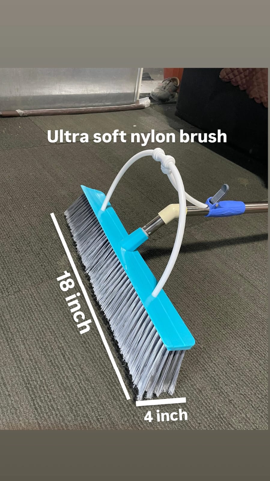 solar cleaning brush with water system 12.50 feet / 4 meter