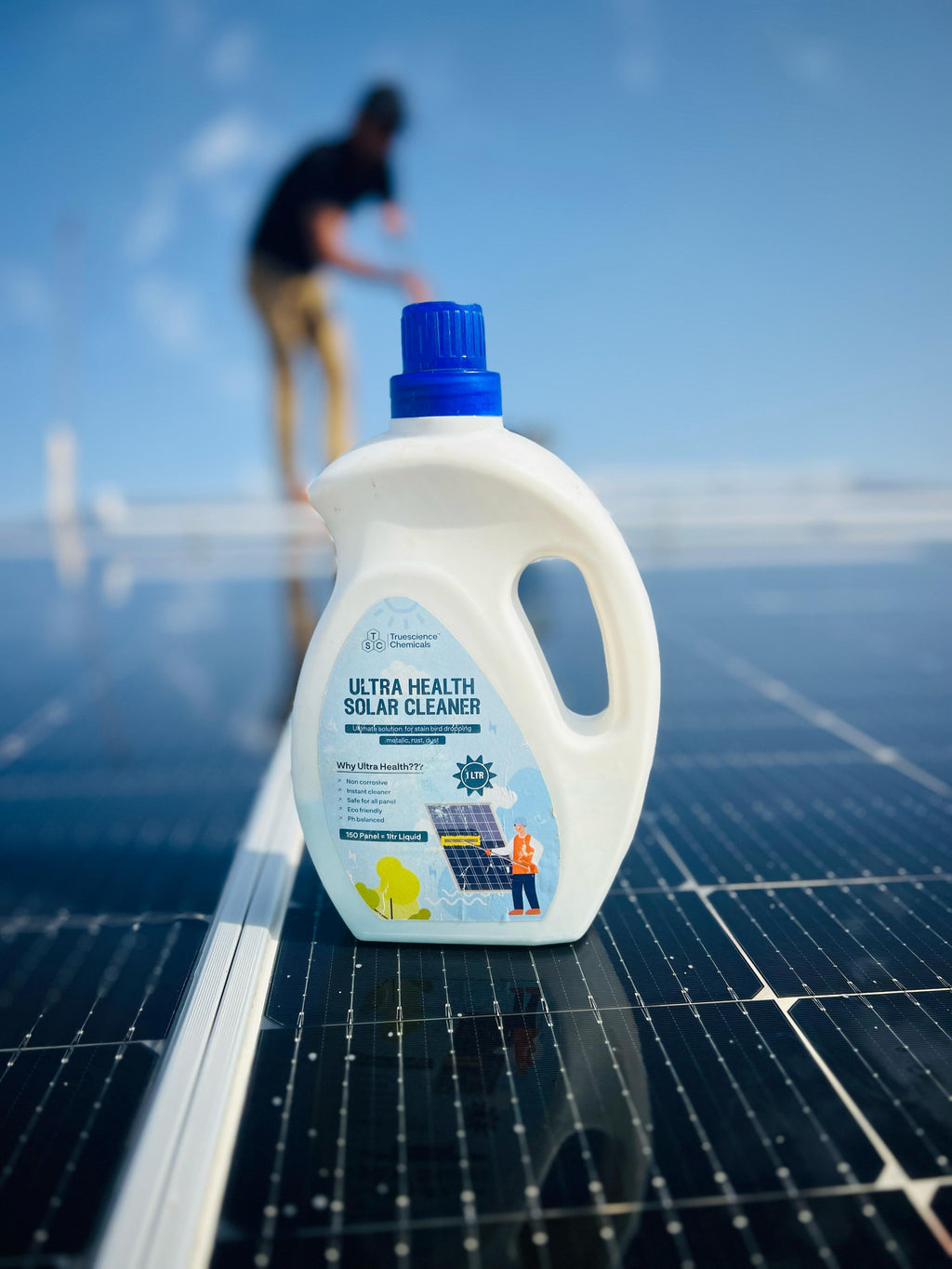 Solar cleaning chemical - ISO certified 1 litter